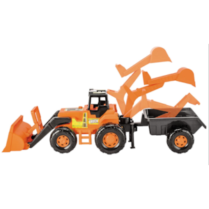 Trator Magic Toys Truck Super Laranja