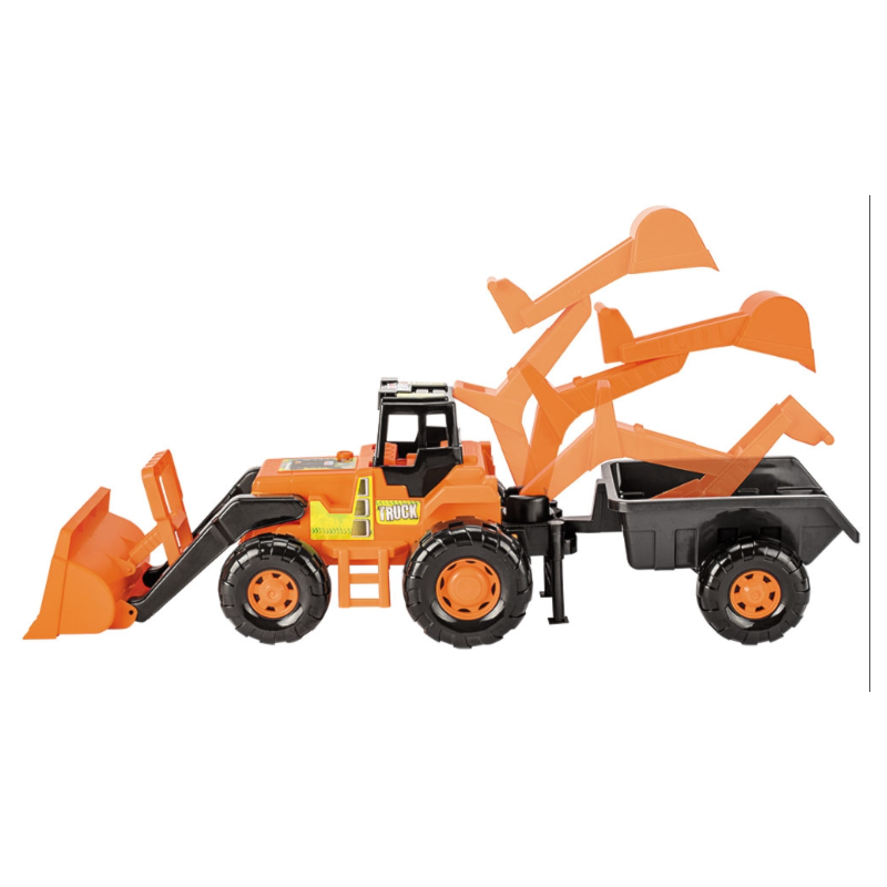 Trator Magic Toys Truck Super Laranja
