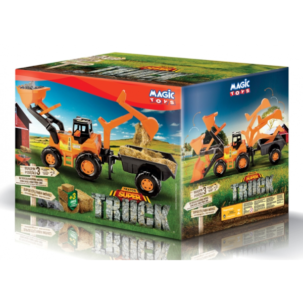 Trator Magic Toys Truck Super Laranja-640e239d-cbdb-48ed-9b52-4a41751d7d55
