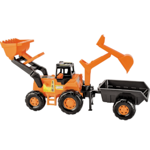 Trator Magic Toys Truck Super Laranja
