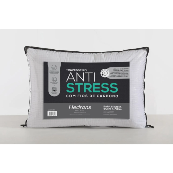Travesseiro Antistress Hedrons 50X70 Branco-18fc08e8-6295-4af5-bf2d-392d98f3194e