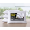 Travesseiro Maquinetado Hedrons Extra Firme 50X70cm Branco-082d5042-eca6-48b5-8e4b-144b995365fa