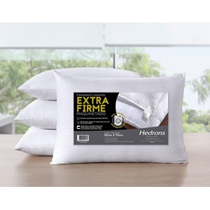 Travesseiro Maquinetado Hedrons Extra Firme 50X70cm Branco
