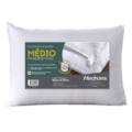 Travesseiro Maquinetado Hedrons Medio 50X70 Branco -8ef2770a-433f-4e64-bfc1-52691fec12f9