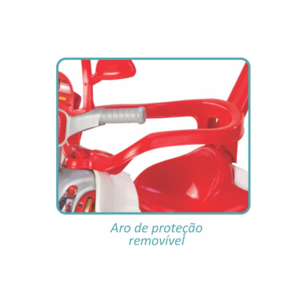 Triciclo Infantil Magic Toys Bombeiro Car Vermelho-6a6b7478-9fd3-443f-b182-5dbd3cee7c39