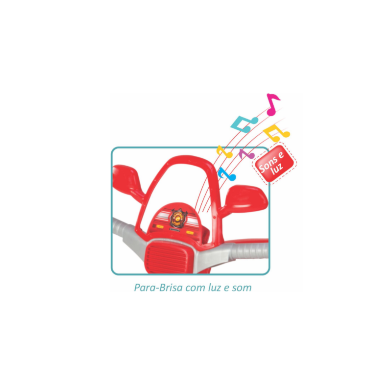 Triciclo Infantil Magic Toys Bombeiro Car Vermelho