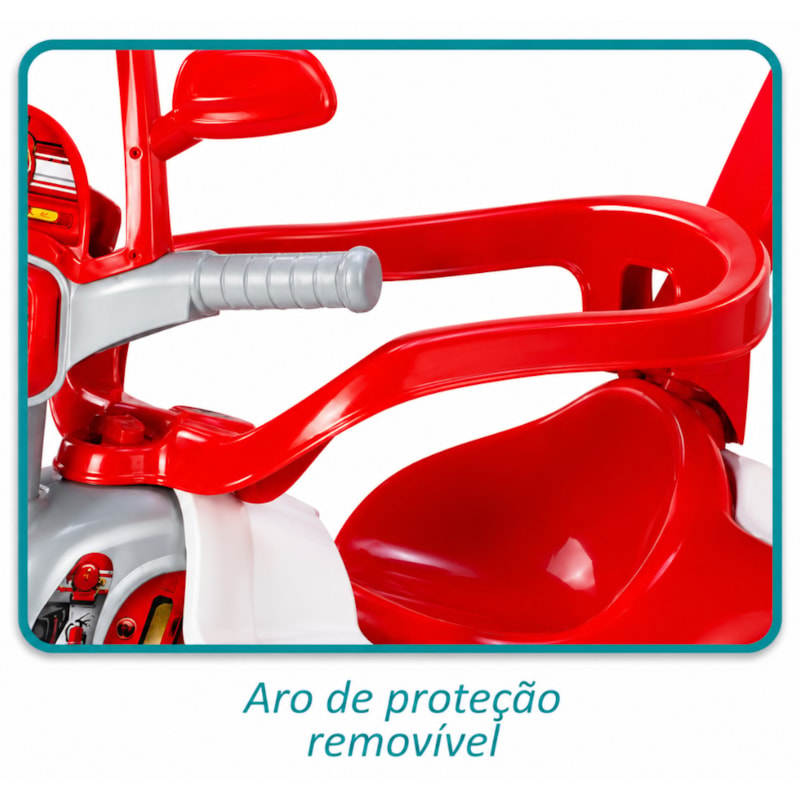 Triciclo Infantil Magic Toys Bombeiro Car Vermelho-fa05813f-fa15-416f-bf50-2522d850b84a