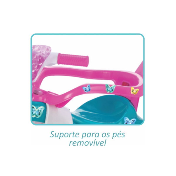 Triciclo Infantil Magic Toys Butterfly Verde Sem Luz com Cestinha-38822995-bbee-4882-989c-ed53b3349d65