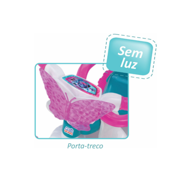 Triciclo Infantil Magic Toys Butterfly Verde Sem Luz com Cestinha-14f24715-9a00-4bb8-ab93-30ef056d0347