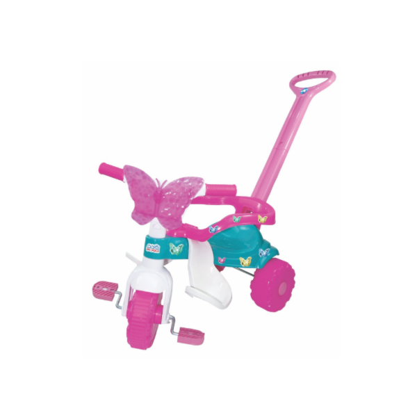 Triciclo Infantil Magic Toys Butterfly Verde Sem Luz com Cestinha-9d2b6f53-469f-48b9-b31d-18c52732ce72