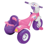 Triciclo Infantil Magic Toys com Cadeirinha para Boneca Rosa