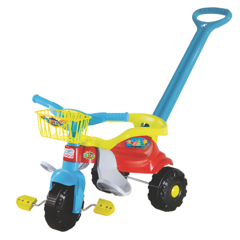 Triciclo Infantil Magic Toys Festa com Aro Azul-8d170219-a418-4d76-b342-d19a27393034