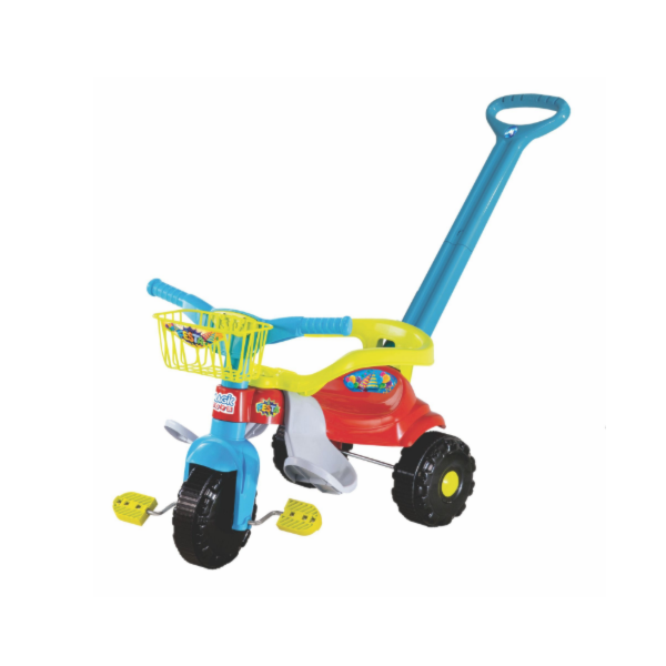 Triciclo Infantil Magic Toys Festa com Aro Azul-91589ceb-c245-4bbd-8fea-73937921fdbb