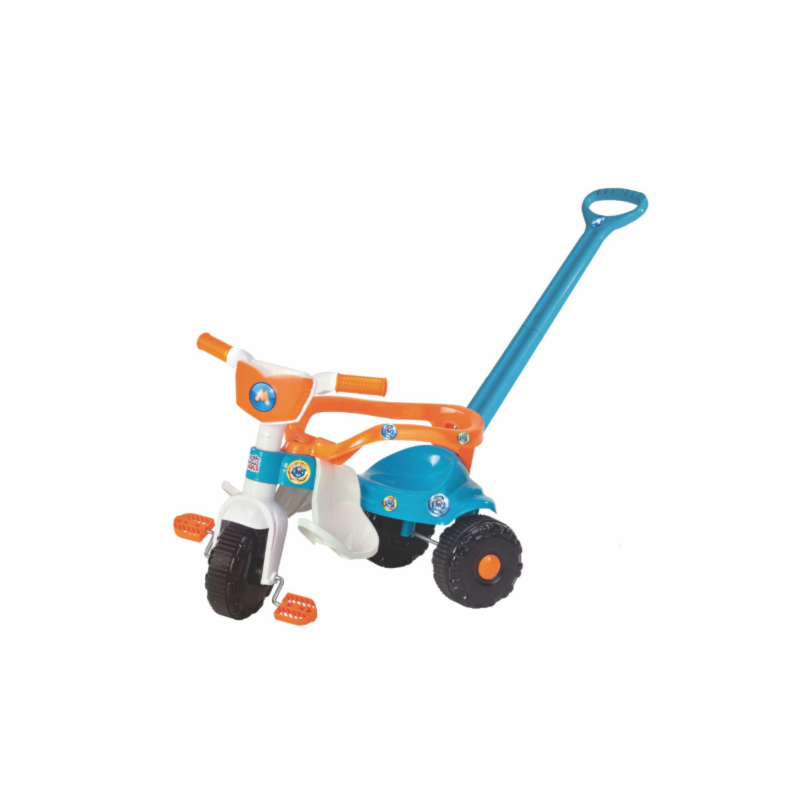 Triciclo Infantil Magic Toys Fly Azul com Cestinha