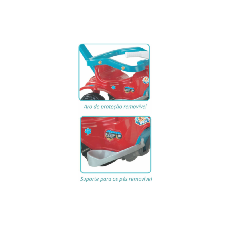 Triciclo Infantil Magic Toys Pets Azul com Cestinha-ff6b9bad-f43a-4213-a1f2-a6c9a309319c