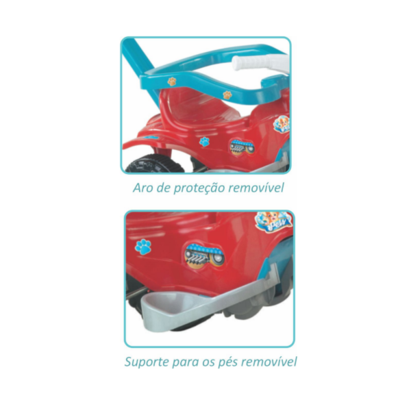 Triciclo Infantil Magic Toys Pets Azul com Cestinha-75f7d4a4-fe8e-4a10-9d65-5c0129328849