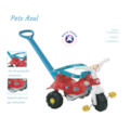 Triciclo Infantil Magic Toys Pets Azul com Cestinha-2da2fc5f-3b7f-466f-9440-f05cfb60998d