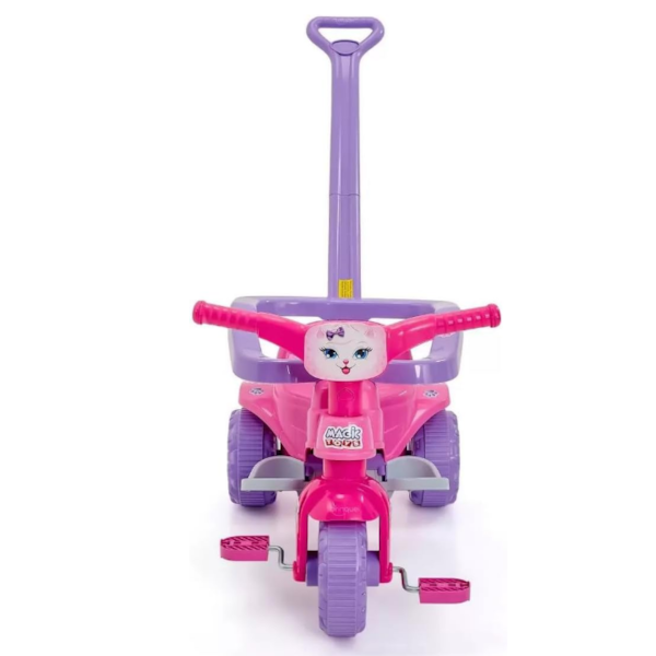 Triciclo Infantil Magic Toys Pets Rosa com Cestinha-74c97a39-80cb-43d7-9643-122a9b166b7e