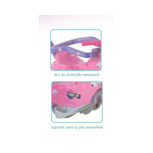 Triciclo Infantil Magic Toys Pets Rosa com Cestinha-b832c636-6b2c-4098-90e8-bf34f7b5a736
