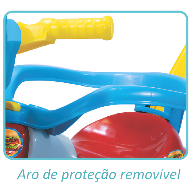 Triciclo Infantil Magic Toys Pic-nic Azul com Aro-acd3b7a7-222a-41a9-aa0d-7fa4cb47887e