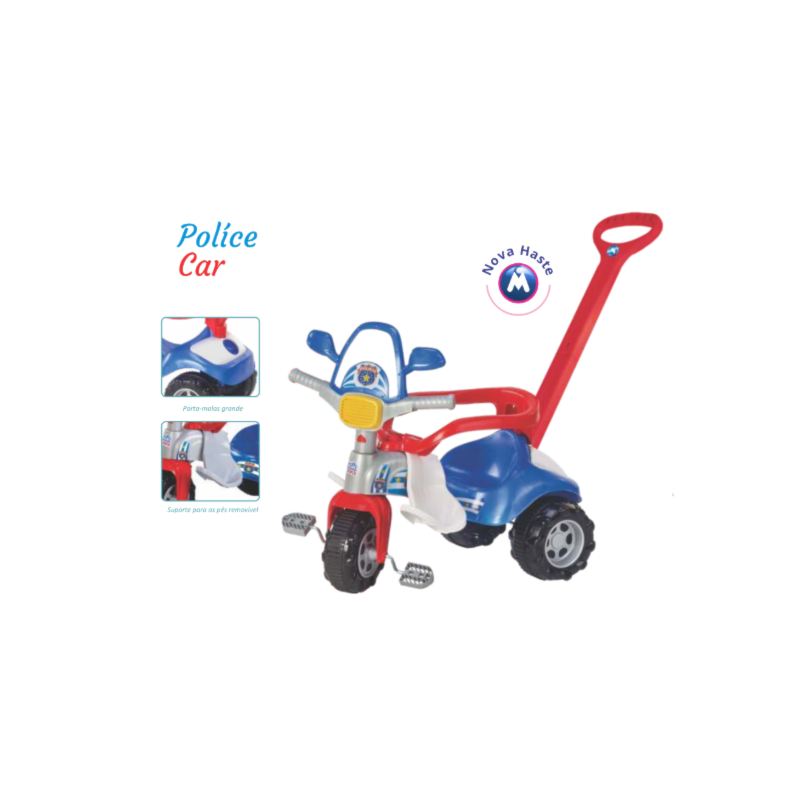 Triciclo Infantil Magic Toys Police Car Azul