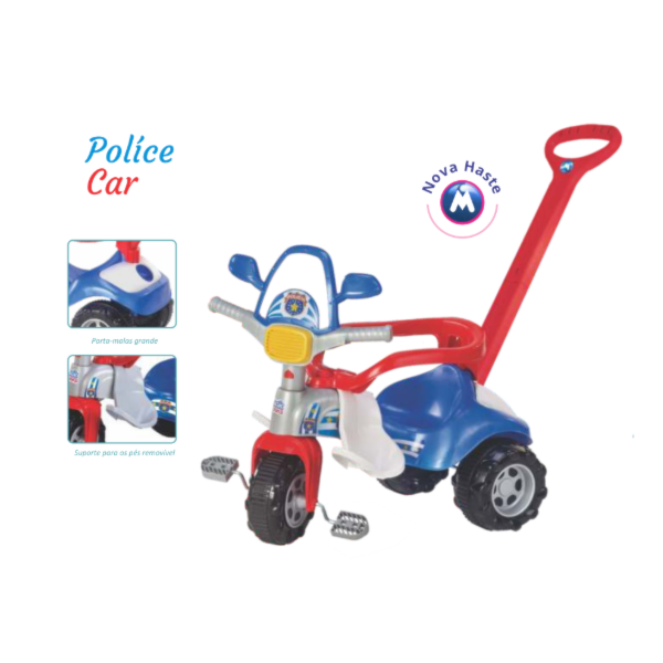 Triciclo Infantil Magic Toys Police Car Azul-f7337e64-7149-476f-9545-2e5ac329a22f