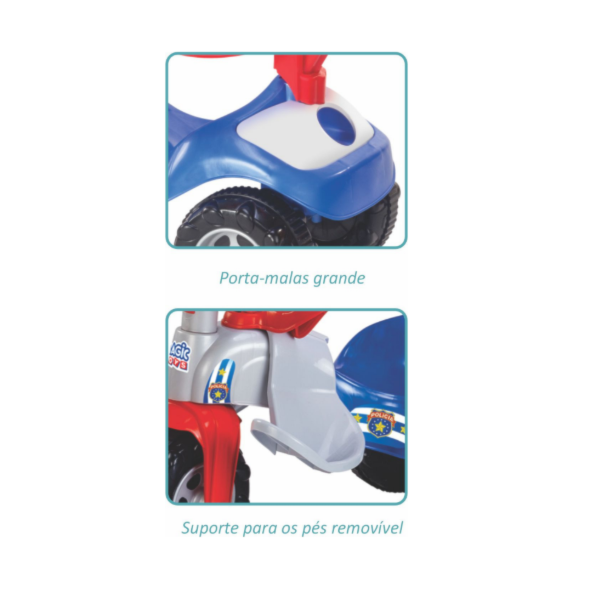 Triciclo Infantil Magic Toys Police Car Azul-62ac4cd2-9ea7-4d9f-a7bc-2e5880defe74