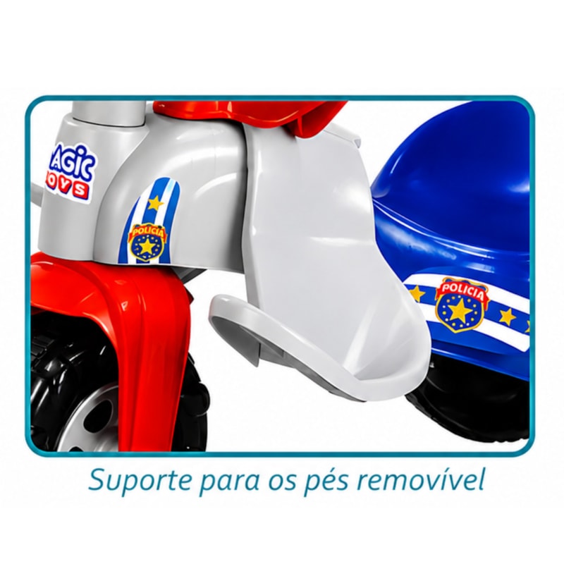 Triciclo Infantil Magic Toys Police Car Azul-b98b5397-dfa3-49e8-82a3-47722ca485ef