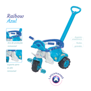 Triciclo Infantil Magic Toys Rainbow Azul