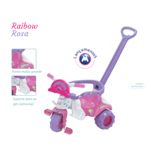 Triciclo Infantil Magic Toys Rainbow Rosa