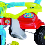 Triciclo Infatil Magic Toys Festa Azul com Aro