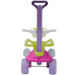 Triciclo Infatil Magic Toys Festa Rosa com Aro