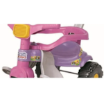 Triciclo Infatil Magic Toys Festa Rosa com Aro