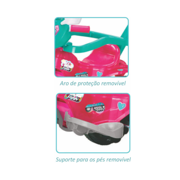 Triciclo Magic Toys Uni Rosa-6413d288-7209-4e2c-bc81-c48a189ace33