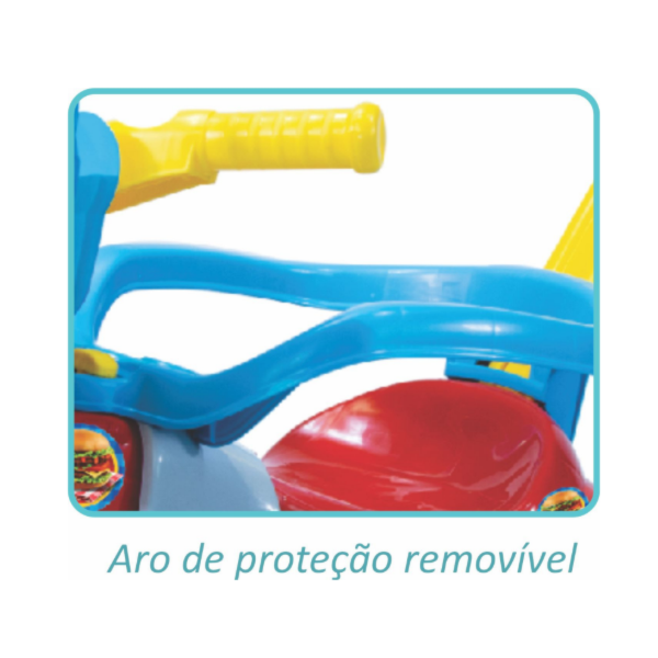 Triciclo Tico Tico Pic Nic Azul Magic Toys Com Aro 2565-39dc19c4-c777-48ec-be53-90b358646d18