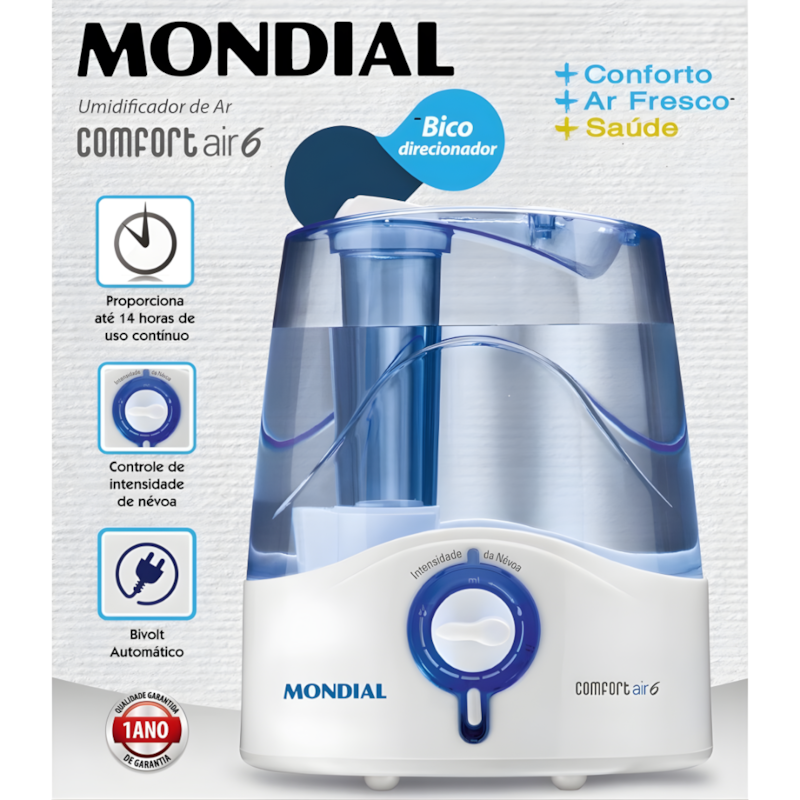 Umidificador de Ar Mondial Ar Comfort UA-7 4L Bivolt-64aad88c-5a85-4de4-8e26-f3360756791c