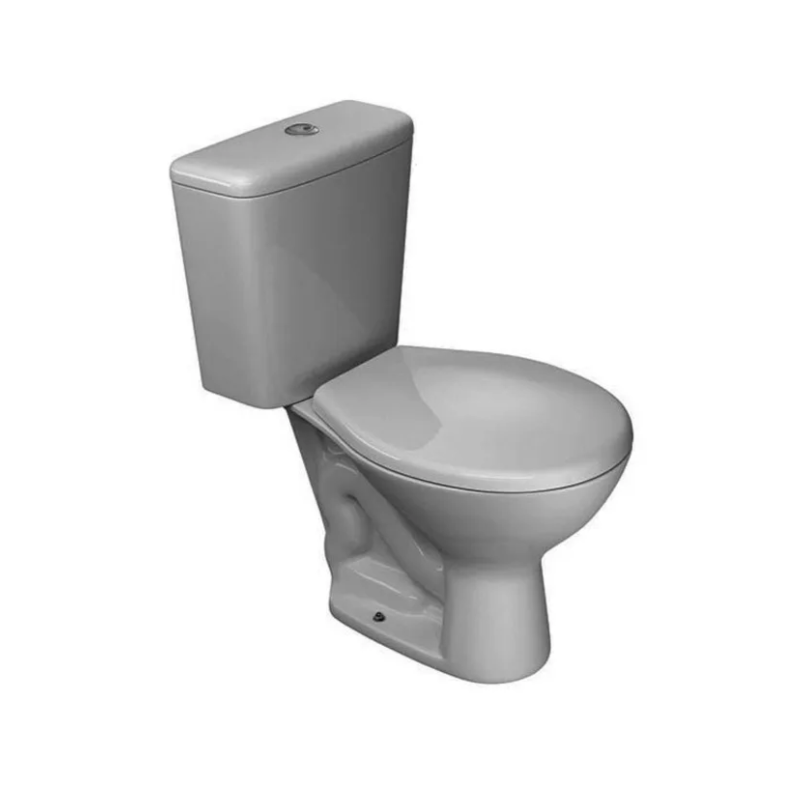 Vaso com Caixa Acoplado Parati Logasa Cinza Cromo-11ad0886-77b6-4754-9d76-684622ce45e4