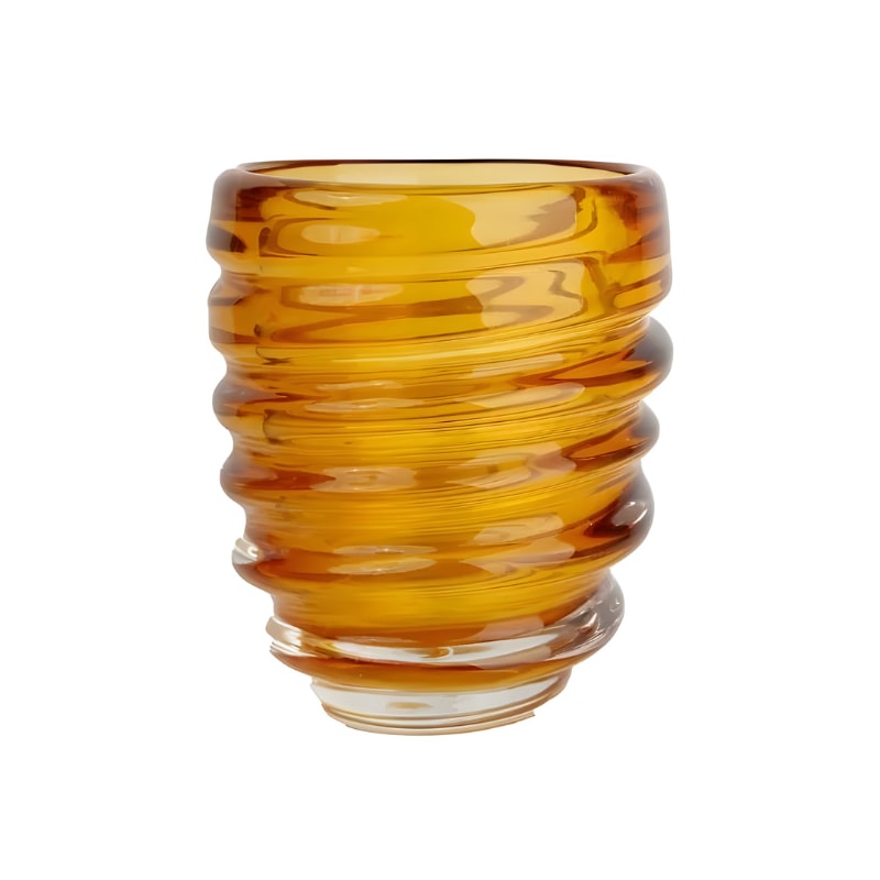 Vaso Decor Paramount Murano 18X20CM Ambar