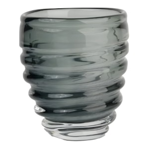Vaso Paramount Murano 18×20cm Cinza Quartzo