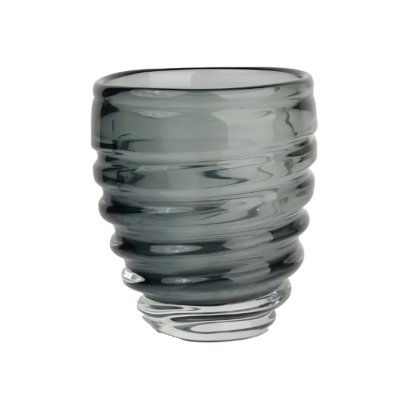 Vaso Paramount Murano 18×20cm Cinza Quartzo