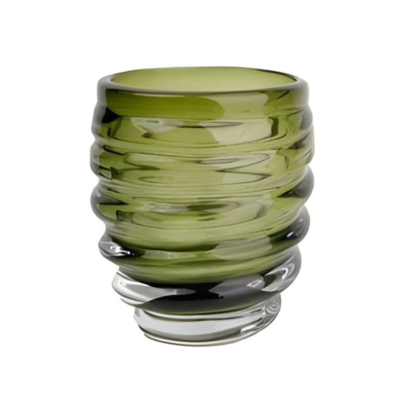 Vaso Paramount Murano 18×20cm Verde Esmeralda