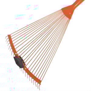 Vassoura Metálica Tramontina Regulável com 22 Dentes em Arame e Cabo de Madeira 120cm