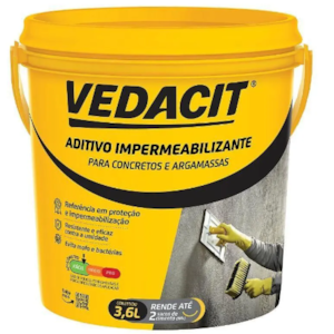 Vedacit Aditivo Impermeabilizante para Concreto e Argamassa GL 3,6L 