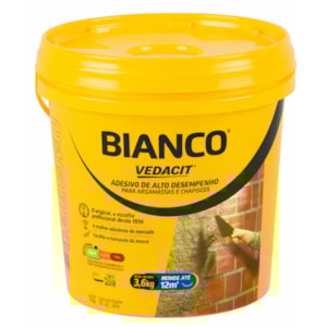 Vedacit Bianco para Argamassa e Chapisco GL 3,6KG