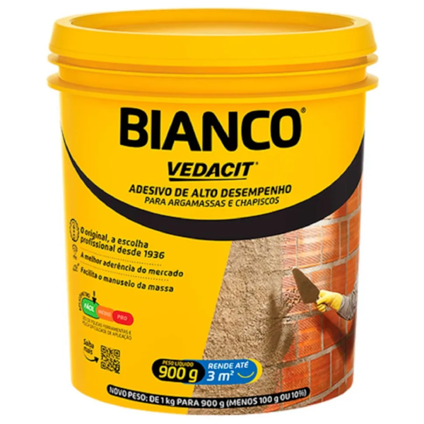 Vedacit Bianco para Argamassa e Chapiscos Pote 900G -1e99f6c7-cd35-4d8c-8489-de8447a66210