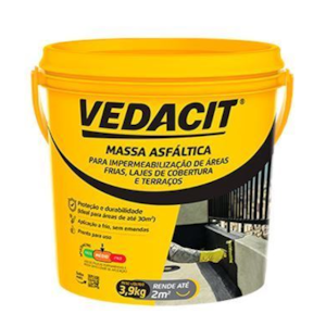 Vedacit Massa Asfaltica Para Impermeabilizacao GL 3,9KG