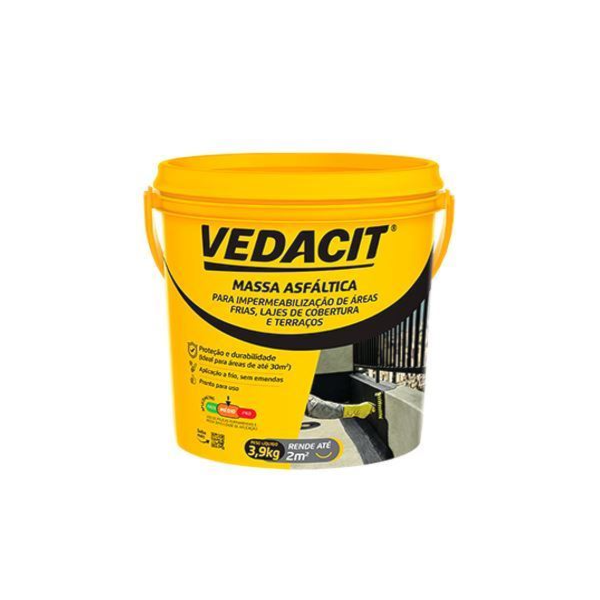 Vedacit Massa Asfaltica Para Impermeabilizacao GL 3,9KG-eeba3118-0422-4097-9fa3-352e65395451