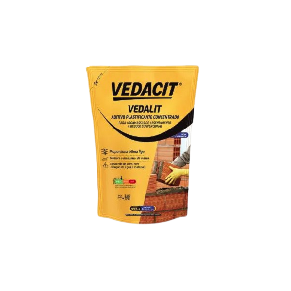 Vedacit Vedalit Aditivo Plastificante Concentrado SUP 900ML-98647cb6-c6ac-46e2-87a6-296867559d41