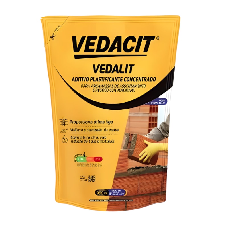 Vedacit Vedalit Aditivo Plastificante Concentrado SUP 900ML-92dabf34-06bc-4148-b7b0-6af6941bfe0e