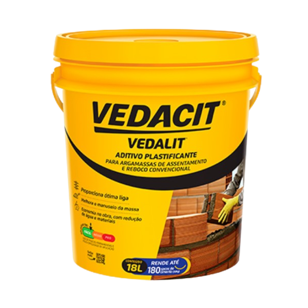 Vedalit Vedacit Aditivo Plastificante Balde 18KG-89101823-c416-40b9-a48c-2324d481068a